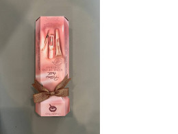 Pillow Talk Iconic Lip and Cheek Kit Xmas 2025 Cosmetic Set in Pillow Talk color.