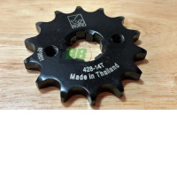 Set of 4 RYNO front sprocket, black, 428 - 15T 
