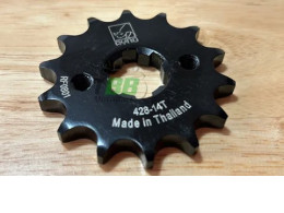 Set of 4 RYNO front sprocket, black, 428 - 15T 