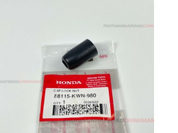 Set of 4 Rearview mirror lock nut cover for Honda Click 125i & Click 150i (2015-2021) and Click 160. Genuine Honda part. Part number 88115-KWN-980. 