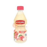 Set of 2 KUKURU Peach juice with yogurt and jelly 280ml  