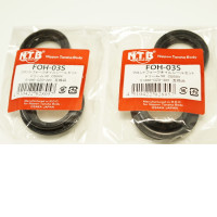 Set of 2 NTB 27-piece oil and dust seal set, FOH-03S x2, for Honda Dream 50 Smart Dio motorcycles.