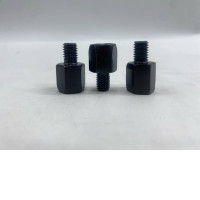 Set of 3 motorcycle rearview mirror adapters. 