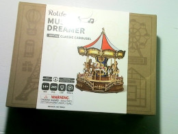 Rolife DIY Music Dreamer Classic Carousel Wooden Model Kit