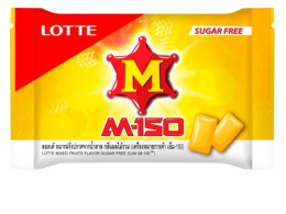 Set of 2 Lotte M-150 Mixed Fruit Chewing Gum 11.6 g 