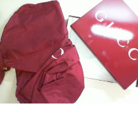 Set: empty box + red garment bag Set: empty box + red garment bag