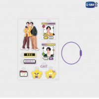 AOUBOOM CUSTOMIZABLE ACRYLIC KEYCHAIN