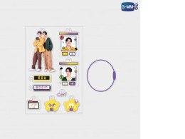 AOUBOOM CUSTOMIZABLE ACRYLIC KEYCHAIN