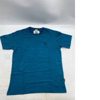  CC Double O blue cotton t-shirt with an embroidered logo on the chest. 