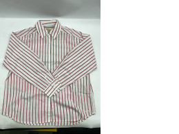  Paul Costelloe striped cotton long sleeve dress shirt. 