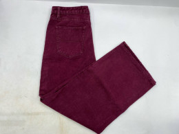 Women's purple corduroy bootcut trousers by St. John's.