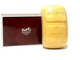 HERMES AMAZONE 3.5oz 100g SAVON SOAP BOX Women With Case HERMES AMAZONE 3.5oz 100g SAVON SOAP BOX Women With Case