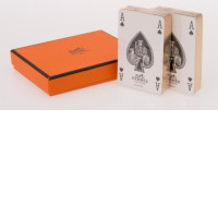 Vintage Hermés 2 Miniature Deck Playing Card Set