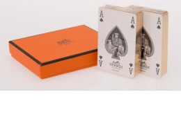 Vintage Hermés 2 Miniature Deck Playing Card Set