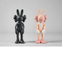 KAWS (Brian Donnelly) Accomplice (Black & Pink) (a set of 2)  KAWS (Brian Donnelly) (American, 1974)