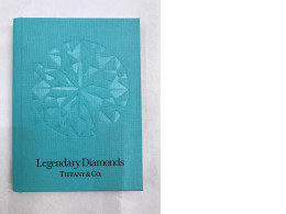 A booklet or catalog titled "Legendary Diamonds" from Tiffany & Co. would likely present information about the brand's historically significant and valuable diamonds, such as the famous Tiffany Diamond.
