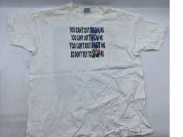 White crew neck t-shirt