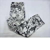 RIPNDIP Dark Twisted Fantasy Twill Pants in black and white