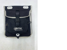 Eastpak x White Mountaineering Musette shoulder bag in dark black.