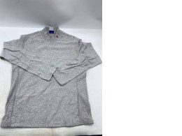 grey BEAMS long-sleeved mock neck sweatshirt. 