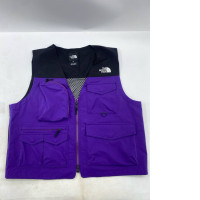 A contrasting purple and black utility vest from the exclusive BEAMS x The North Face Summer 2018 collection.