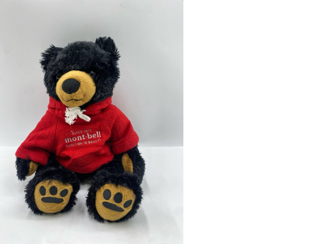 Montbell Monta Bear stuffed animal. Montbell Monta Bear stuffed animal.
