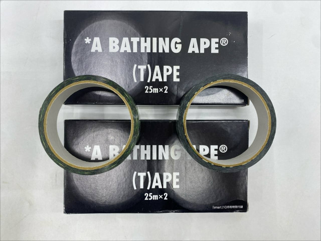 Set of 4 Bathing Ape (BAPE) camouflage vinyl tapes. Set of 4 Bathing Ape (BAPE) camouflage vinyl tapes.