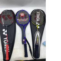 Set of 3 Yonex Arcsaber badminton racket