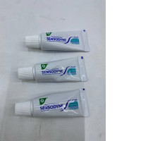 Set of 3 Sensodyne Deep Clean Gel toothpaste. 