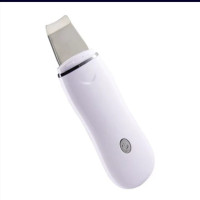 An ultrasonic skin scrubber, also known as a skin exfoliating spatula.