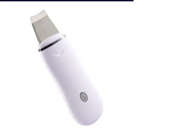 An ultrasonic skin scrubber, also known as a skin exfoliating spatula.