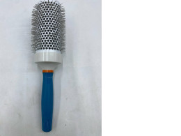 A round hairbrush, designed for blow-drying hair.