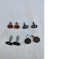 Set of 8 Sterling silver cufflinks