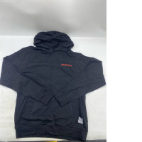 Black hooded sweatshirt