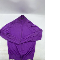 purple full-zip merino wool sweater. purple full-zip merino wool sweater.
