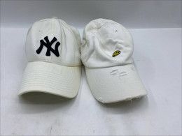Set of 2 White baseball cap