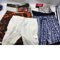 Set of 6 Men's three-quarter length shorts