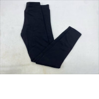 Women's black form-fitting workout pants