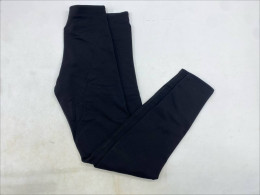 Women's black form-fitting workout pants