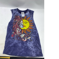 Men's tank top with moon pattern