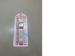 pencil with replaceable leads and an eraser