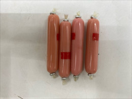 Set of 4 Marudai Foods Chiikawa fish sausages. 