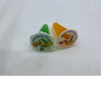 Set of 2 Pipo Jelly Cup, mixed fruit jelly candy. 