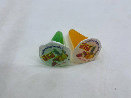 Set of 2 Pipo Jelly Cup, mixed fruit jelly candy. 