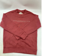Abercrombie & Fitch Essential crew neck sweater in red.