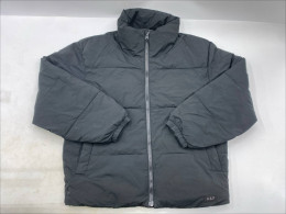  Abercrombie & Fitch A&F puffer jacket in black. 