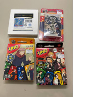 A set of four playing card decks A set of four playing card decks