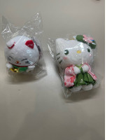 a set of two plush toys a set of two plush toys