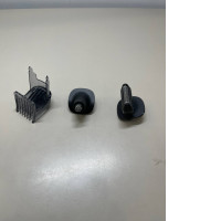 a set of three trimmer attachments