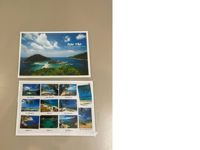 set of two postcards set of two postcards